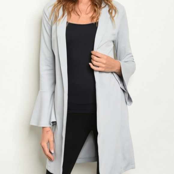 Boho Bell Sleeve Blazer Jacket - Picture 5 of 10